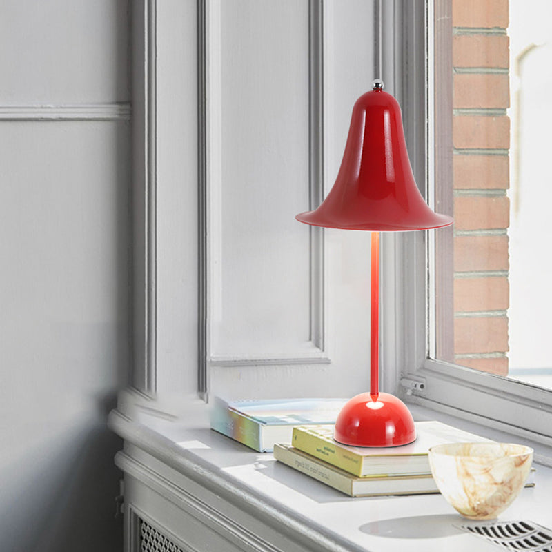 Bell Shape Table Lamp Modern Style Metal Single Light Night Table Lamp