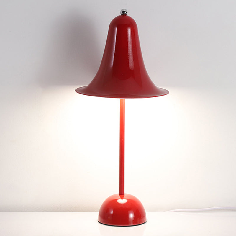 Bell Shape Table Lamp Modern Style Metal Single Light Night Table Lamp