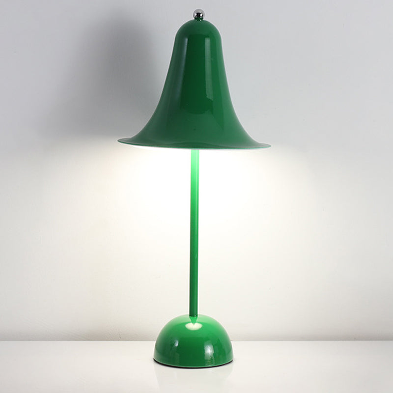 Bell Shape Table Lamp Modern Style Metal Single Light Night Table Lamp