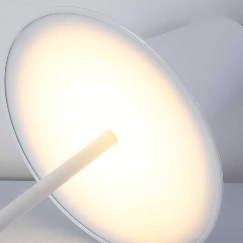 Bell Shape Table Lamp Modern Style Metal Single Light Night Table Lamp