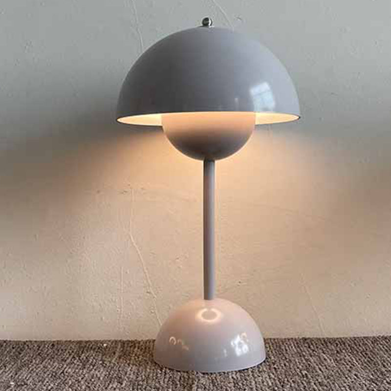 Dome Shape Table Lamp Modern Style Plastic Single Light Table Light