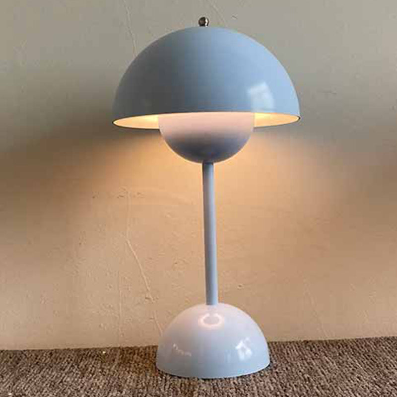 Dome Shape Table Lamp Modern Style Plastic Single Light Table Light