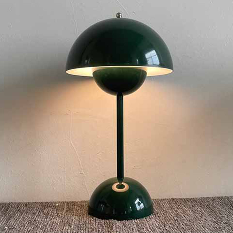 Dome Shape Table Lamp Modern Style Plastic Single Light Table Light