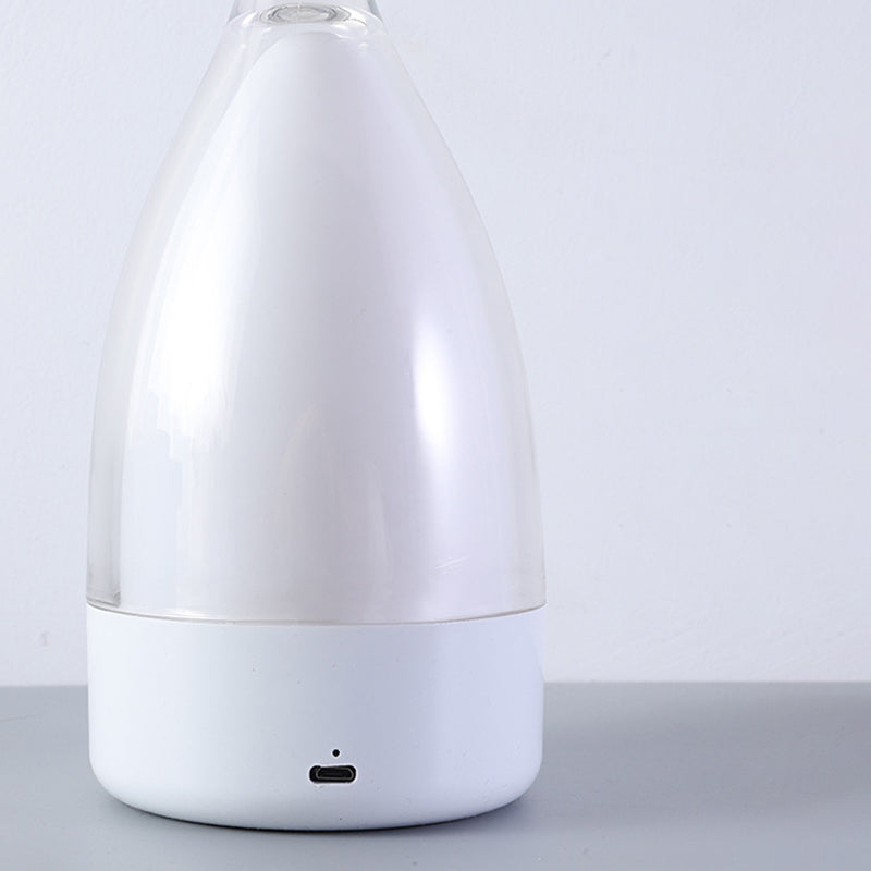 Bottle Shape Table Lamp Modern Style Glass Single Light Table Light