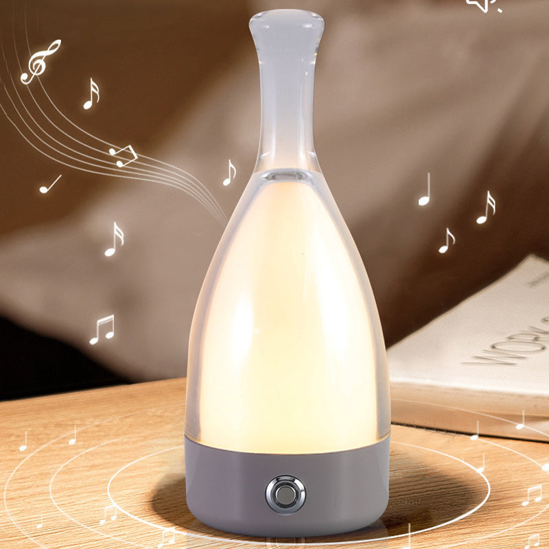 Bottle Shape Table Lamp Modern Style Glass Single Light Table Light