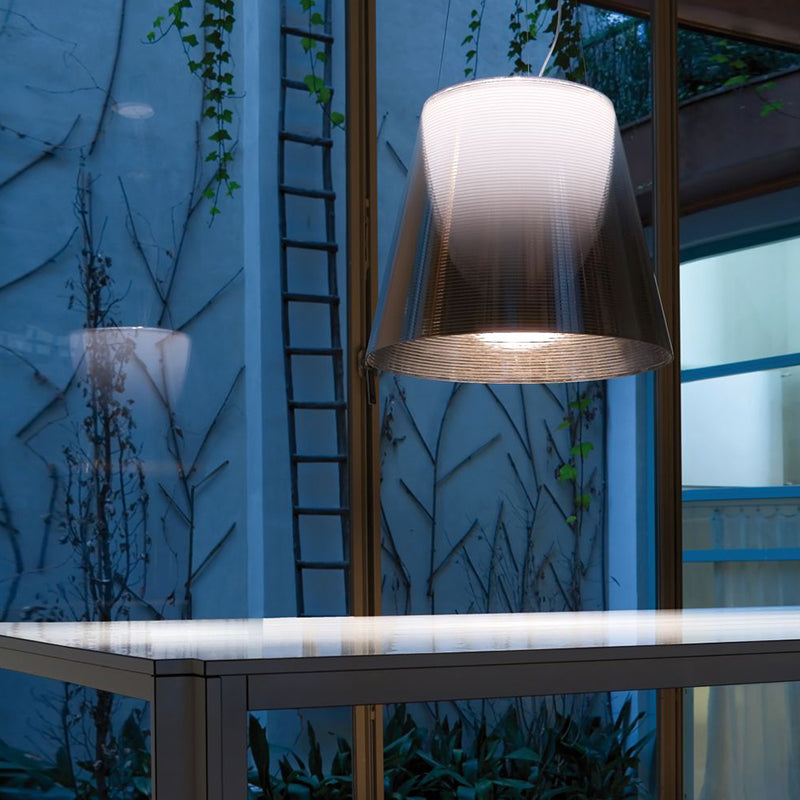 1 Light Barrel Hanging Pendant Modern Style Metal Hanging Lighting for Living Room