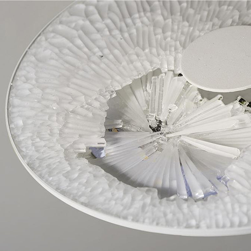 Schijfvorm metaal hangende hanglamp Noordse LED -suspensie hanglamp