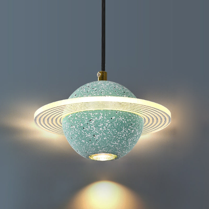 Bille de forme ciment suspendu moderne style multiples luminaires suspendus