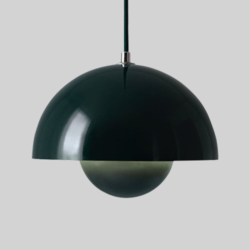 Round Shape Metal Hanging Light Nordic Macarons 1-Light Hanging Light Fixtures