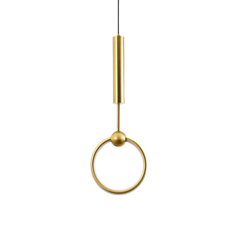 Lumière suspendue linéaire minimaliste Aménagement d'éclairage pendentif moderne pour le salon