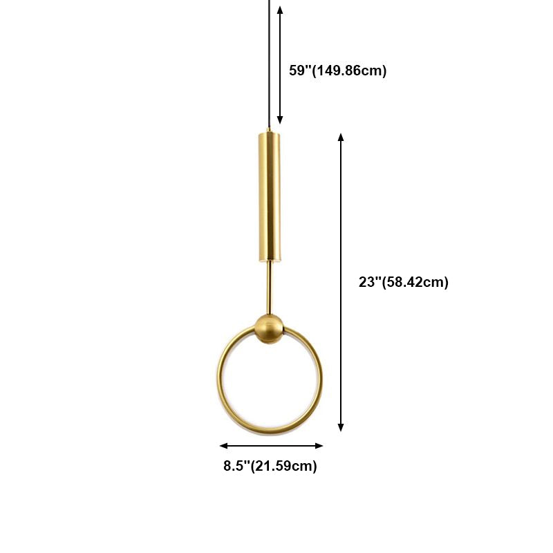 Lumière suspendue linéaire minimaliste Aménagement d'éclairage pendentif moderne pour le salon