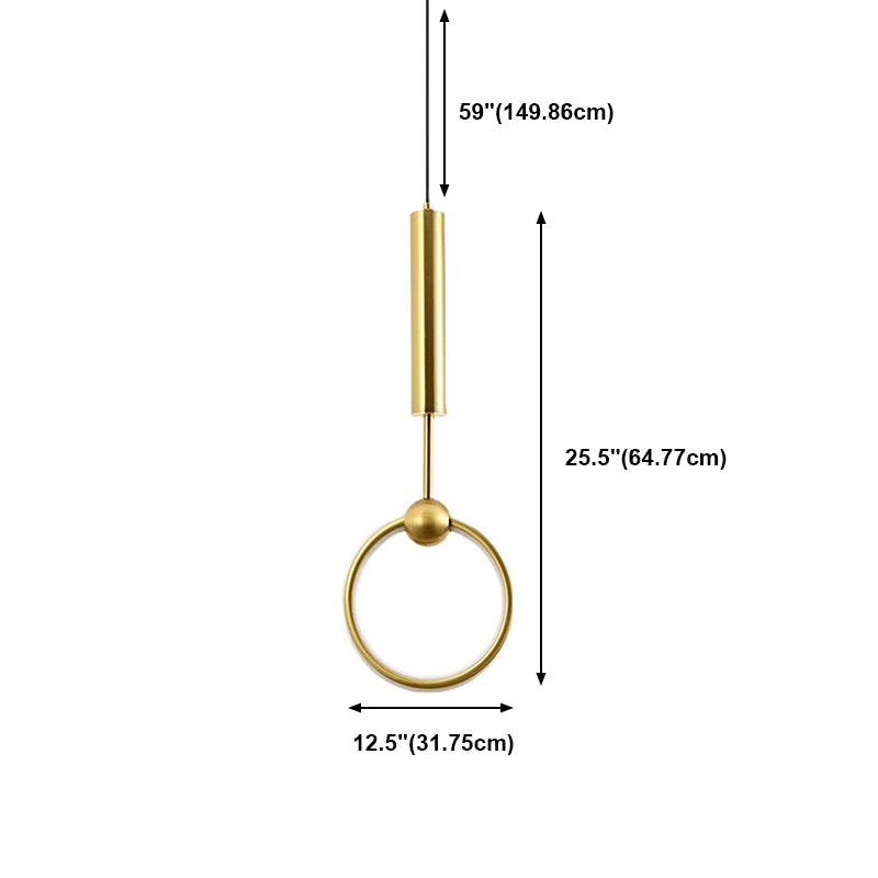 Lumière suspendue linéaire minimaliste Aménagement d'éclairage pendentif moderne pour le salon
