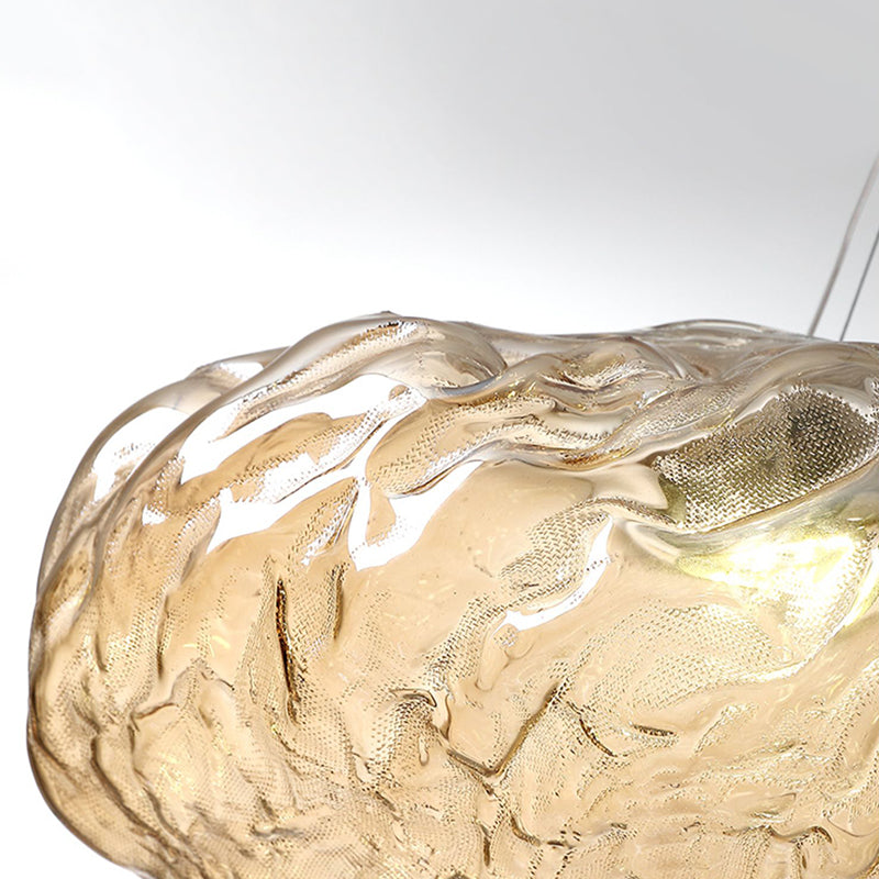 Style moderne suspendu éclairage de pendentif en verre créatif pour le salon