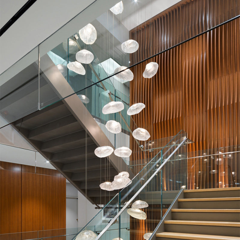 Style moderne suspendu éclairage de pendentif en verre créatif pour le salon