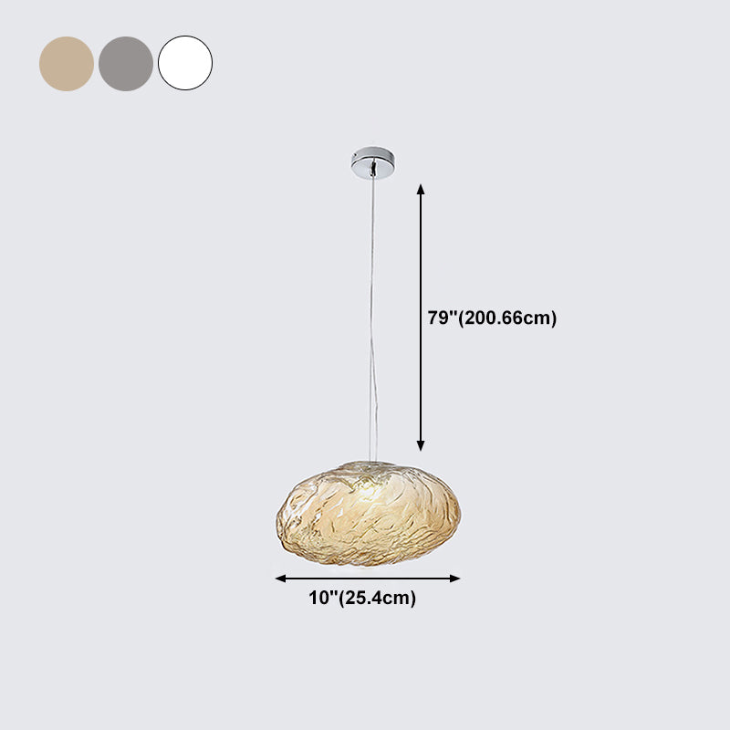 Style moderne suspendu éclairage de pendentif en verre créatif pour le salon