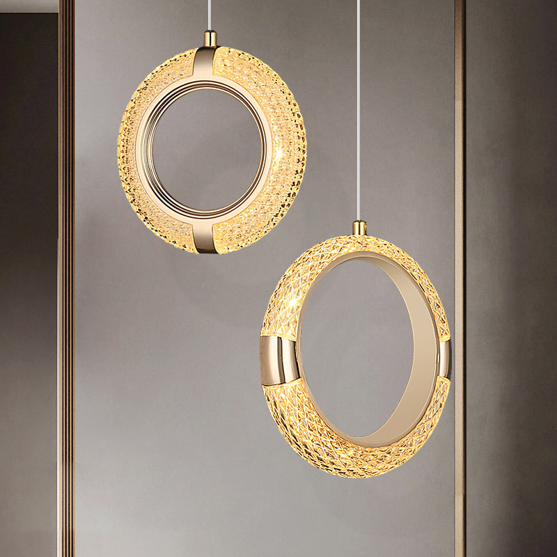 Cirkel hangende lichten moderne stijl metalen hangende verlichtingsarmaturen