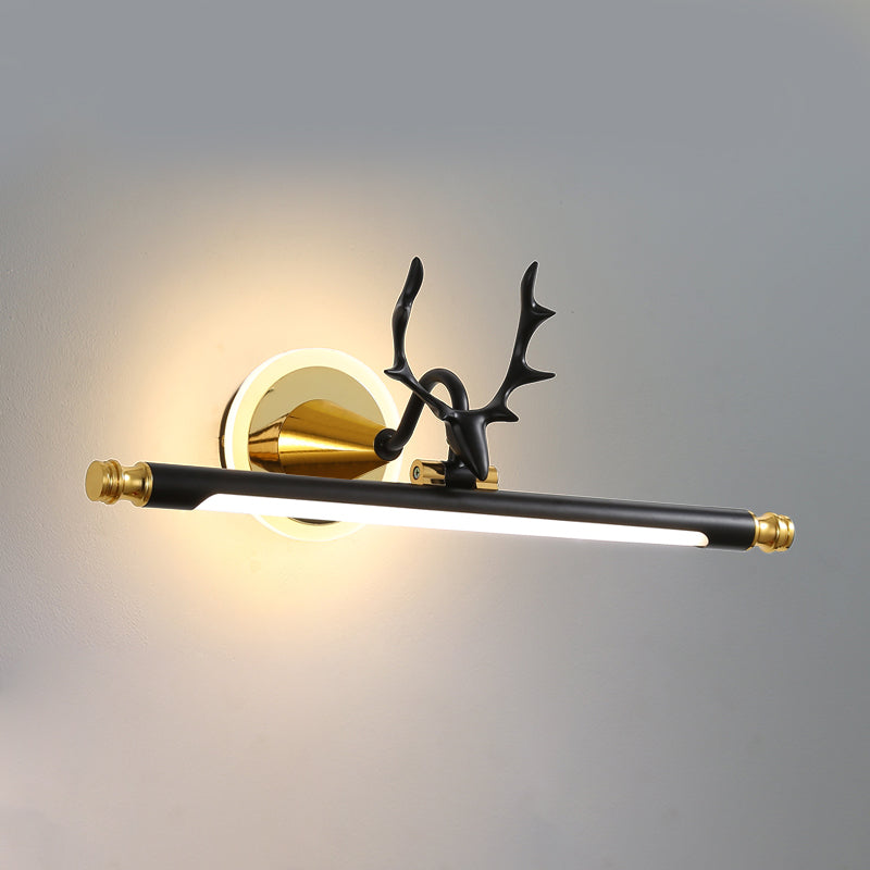 Postmodern Style Strip Shape Wall Sconce Metal Sconce Light for Bathroom