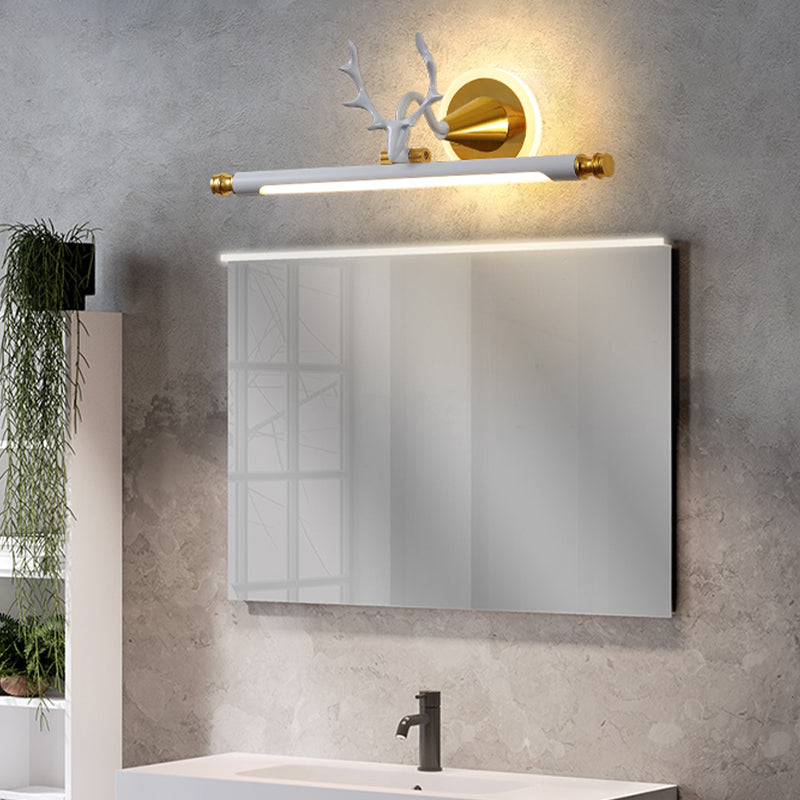 Postmodern Style Strip Shape Wall Sconce Metal Sconce Light for Bathroom