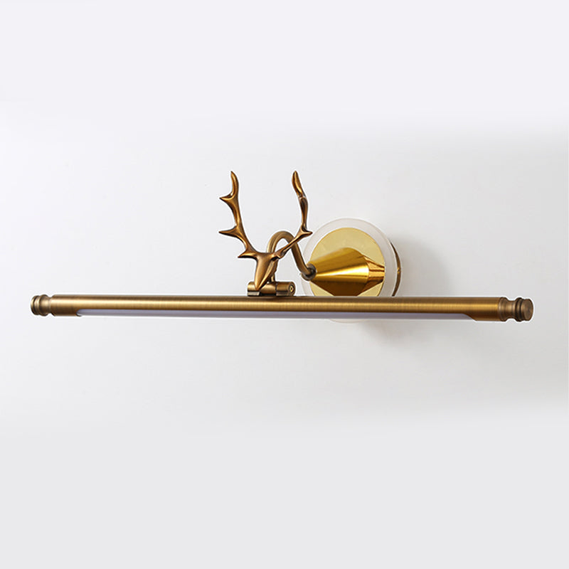 Postmodern Style Strip Shape Wall Sconce Metal Sconce Light for Bathroom