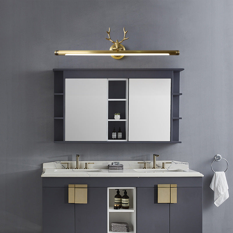 Postmodern Style Strip Shape Wall Sconce Metal Sconce Light for Bathroom