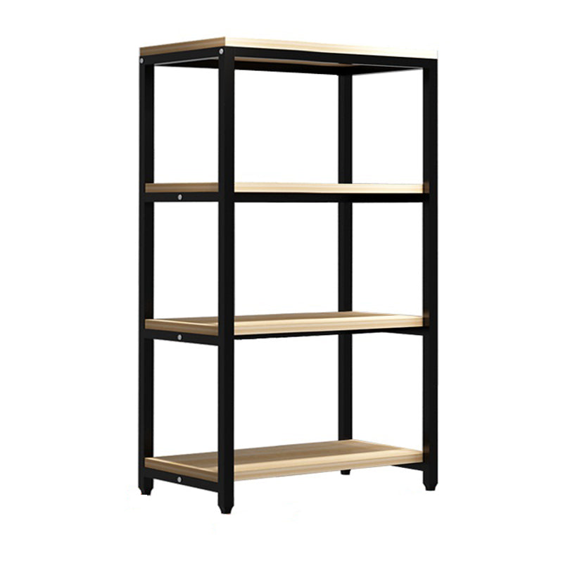 Metal Etagere Bookcase Industrial Open Back Book Shelf with Shelves for Office and Home