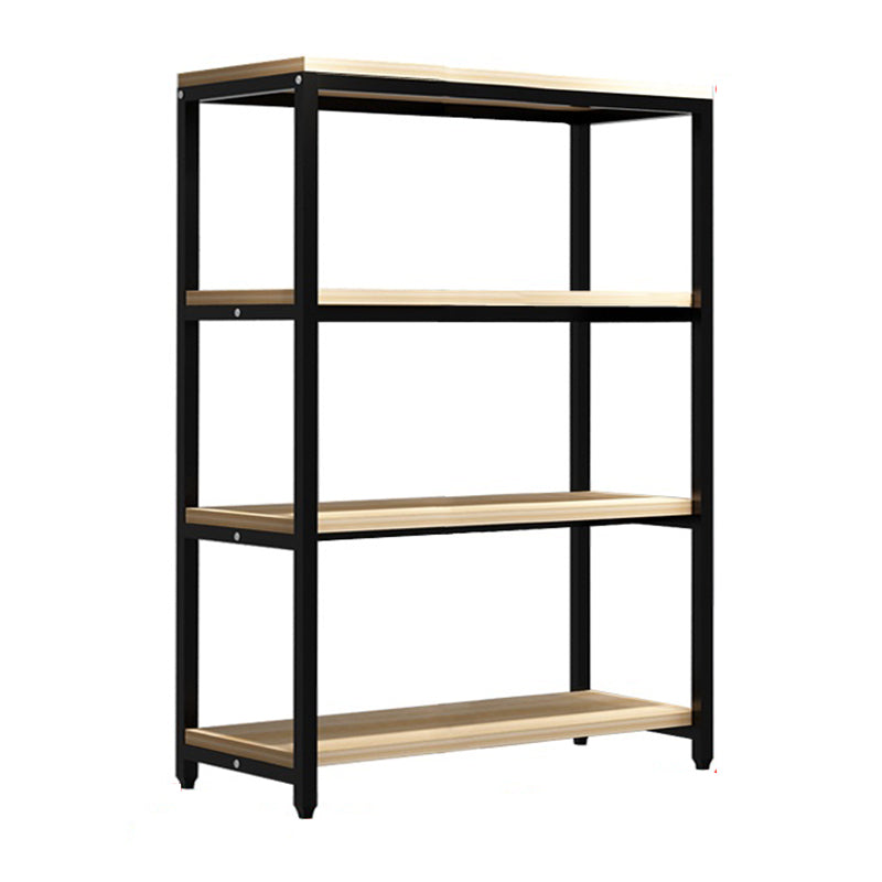 Metal Etagere Bookcase Industrial Open Back Book Shelf with Shelves for Office and Home