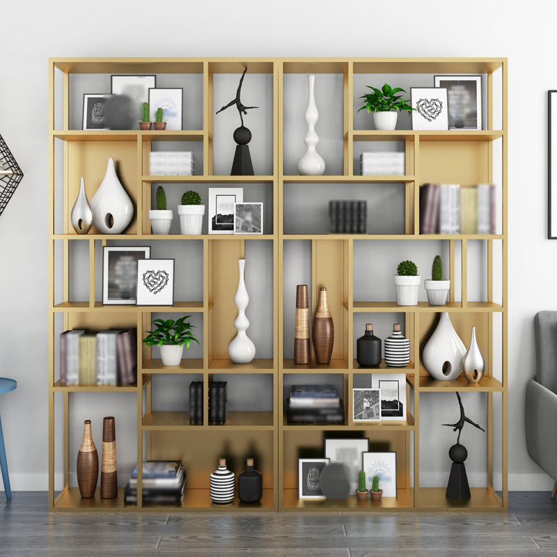 Modern Style Metal Bookshelf Open Etagere Shelf Bookcase for Office