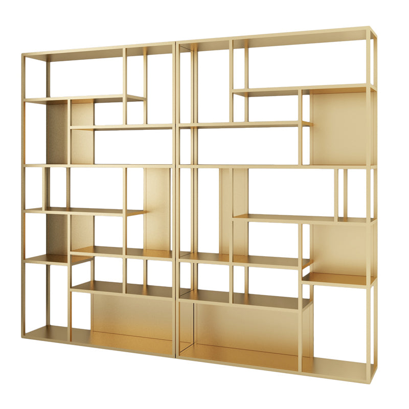 Modern Style Metal Bookshelf Open Etagere Shelf Bookcase for Office