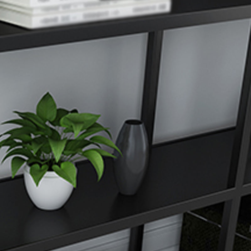 Minimalist Style Open Shelf Bookcase with Rectangular Shelve