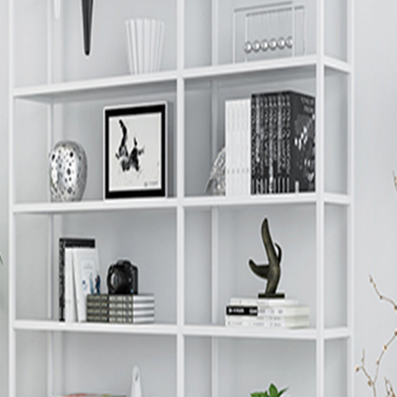 Minimalist Style Open Shelf Bookcase with Rectangular Shelve