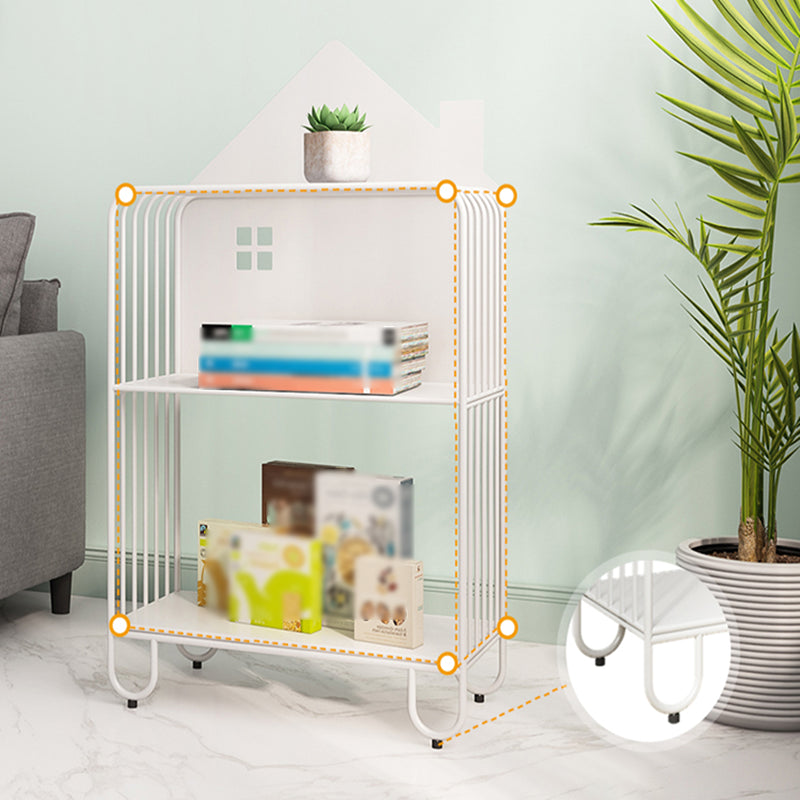 Modern Style Metal Bookshelf Etagere Open Shelf Bookcase for Home