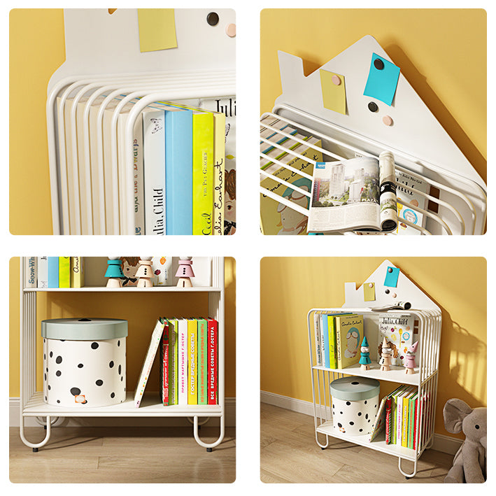 Modern Style Metal Bookshelf Etagere Open Shelf Bookcase for Home