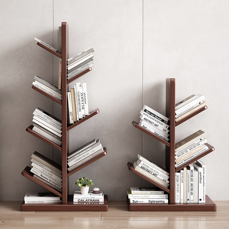 Zeitgenössischer Etagere Bücherregal Holz Open Back Bookshelp für Zuhause