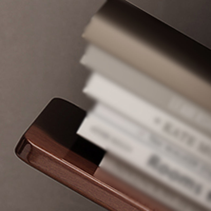 Zeitgenössischer Etagere Bücherregal Holz Open Back Bookshelp für Zuhause