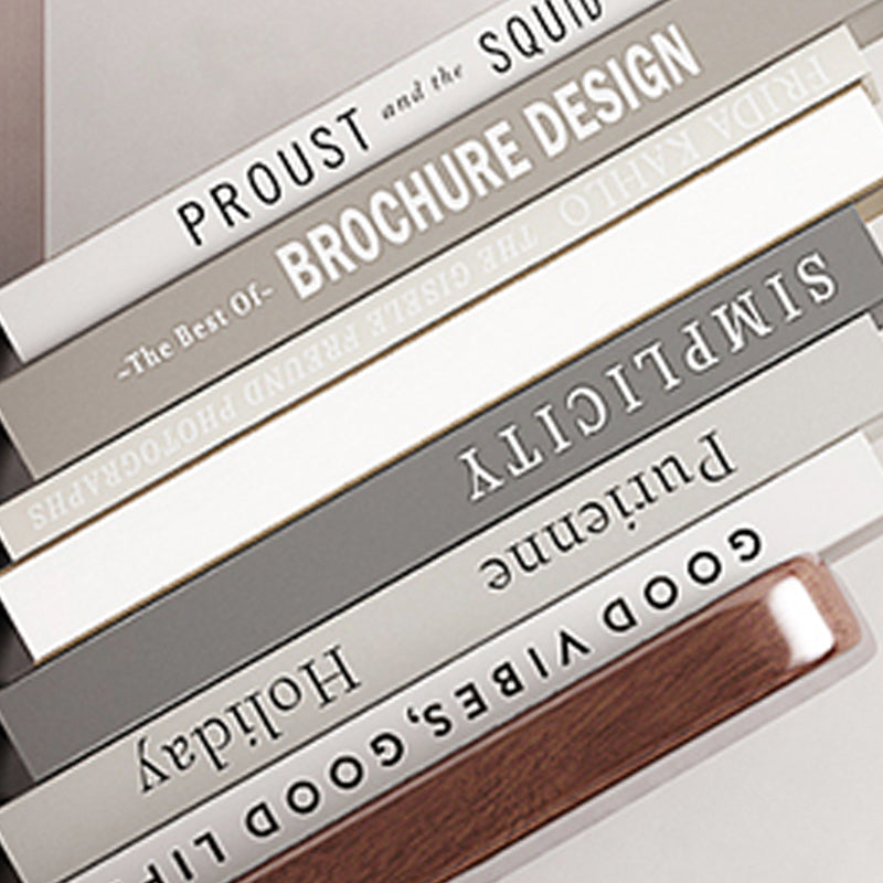 Zeitgenössischer Etagere Bücherregal Holz Open Back Bookshelp für Zuhause