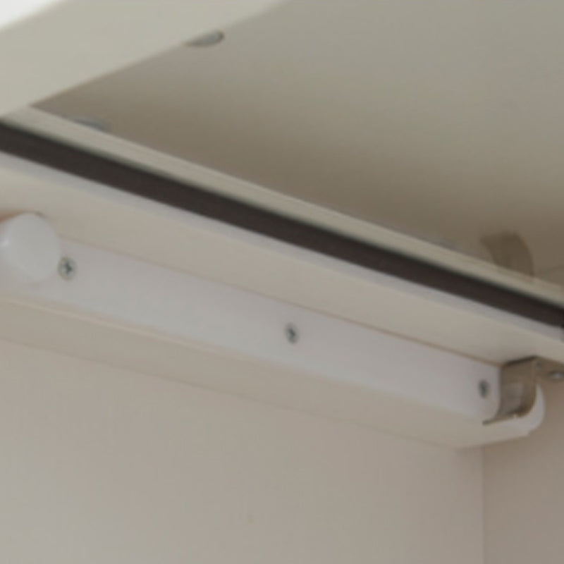 Contemporary Barrister Bookcase Closed Back Bookshelf with Drawer