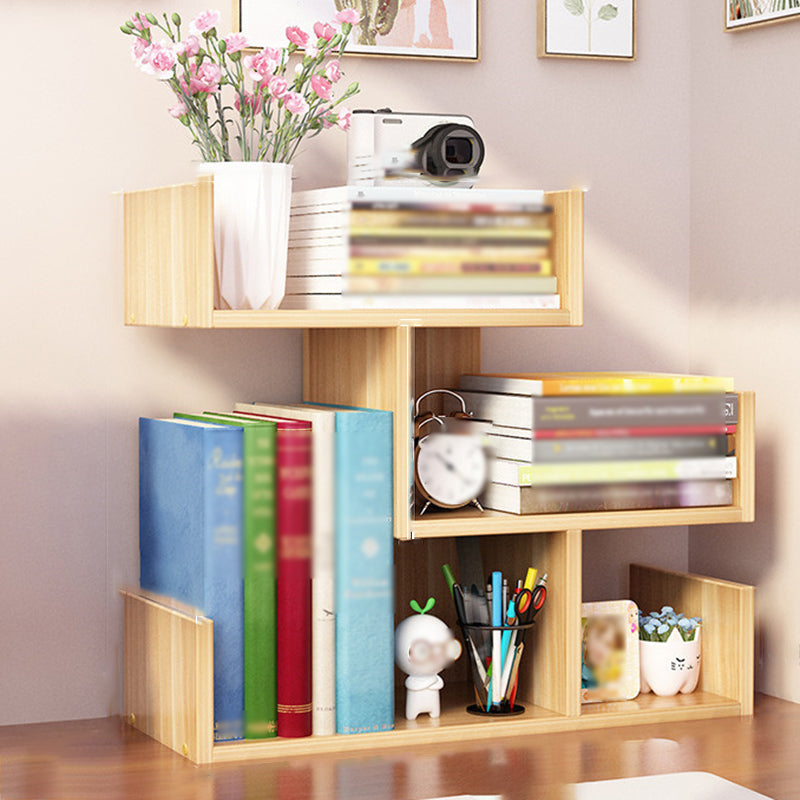 Contemporary Style Bookshelf Open Bookcase for Study Room and Home Office