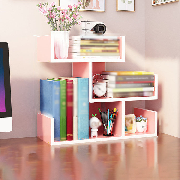 Contemporary Style Bookshelf Open Bookcase for Study Room and Home Office