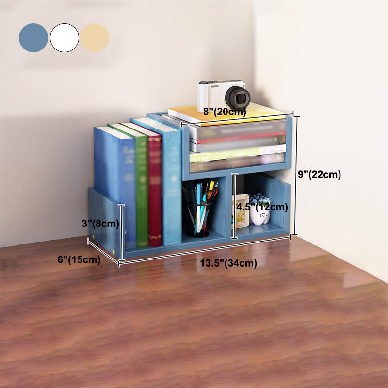 Contemporary Style Bookshelf Open Bookcase for Study Room and Home Office