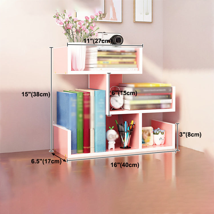 Contemporary Style Bookshelf Open Bookcase for Study Room and Home Office