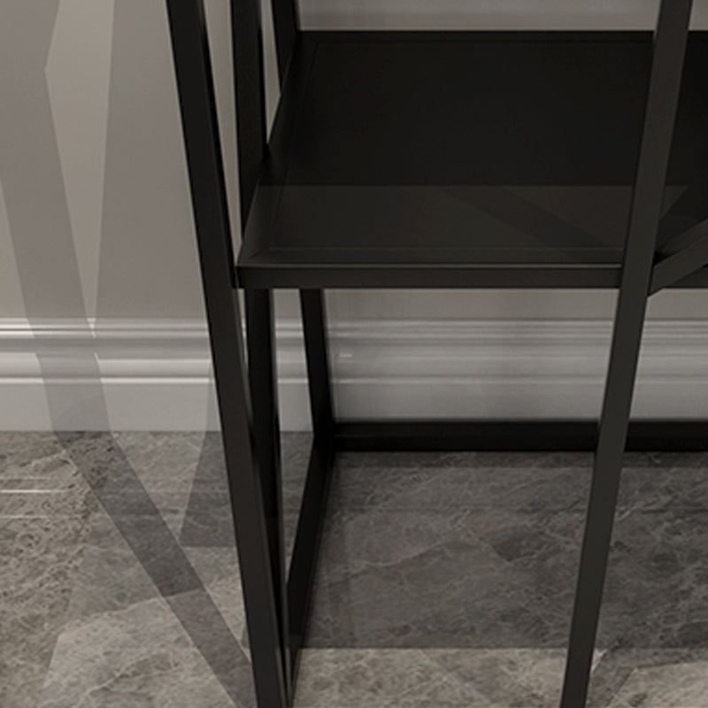 Open Metal Etagere Bookcase Contemporary Rectangular Shelf Bookcase