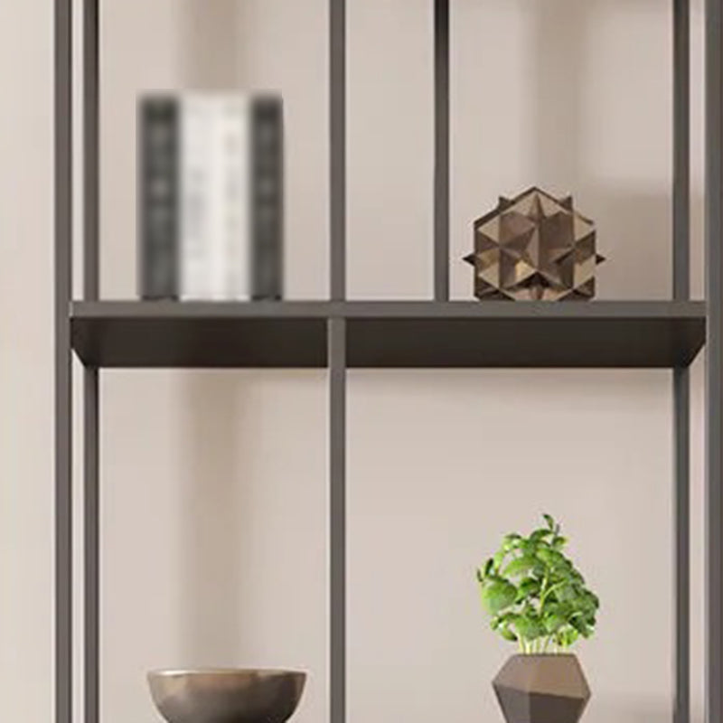 Modern Style Metal Bookshelf Open Shelf Bookcase for Study Room