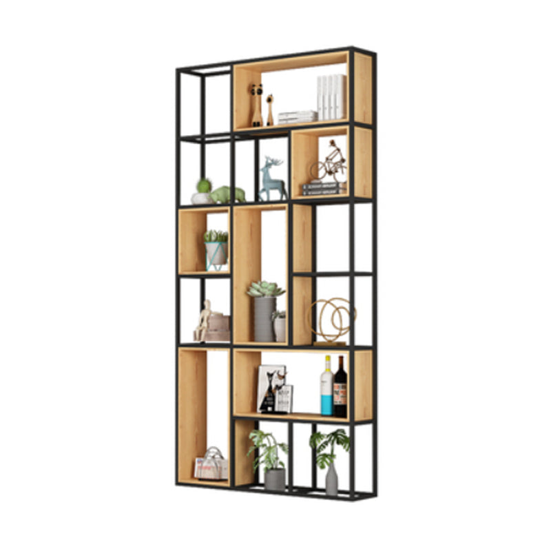 Open Etagere Bookcase Modern Style Shelf Bookcase with Shelves