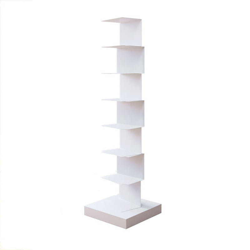 Moderne Edelstahl -Bücherregal vertikales Regalbuch für den Studienraum