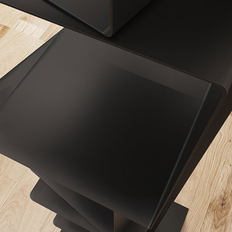 Moderne Edelstahl -Bücherregal vertikales Regalbuch für den Studienraum