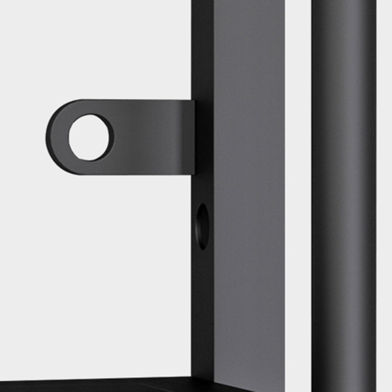 Modern Style Metal Bookshelf Vertical Open Shelf Bookcase for Study Room