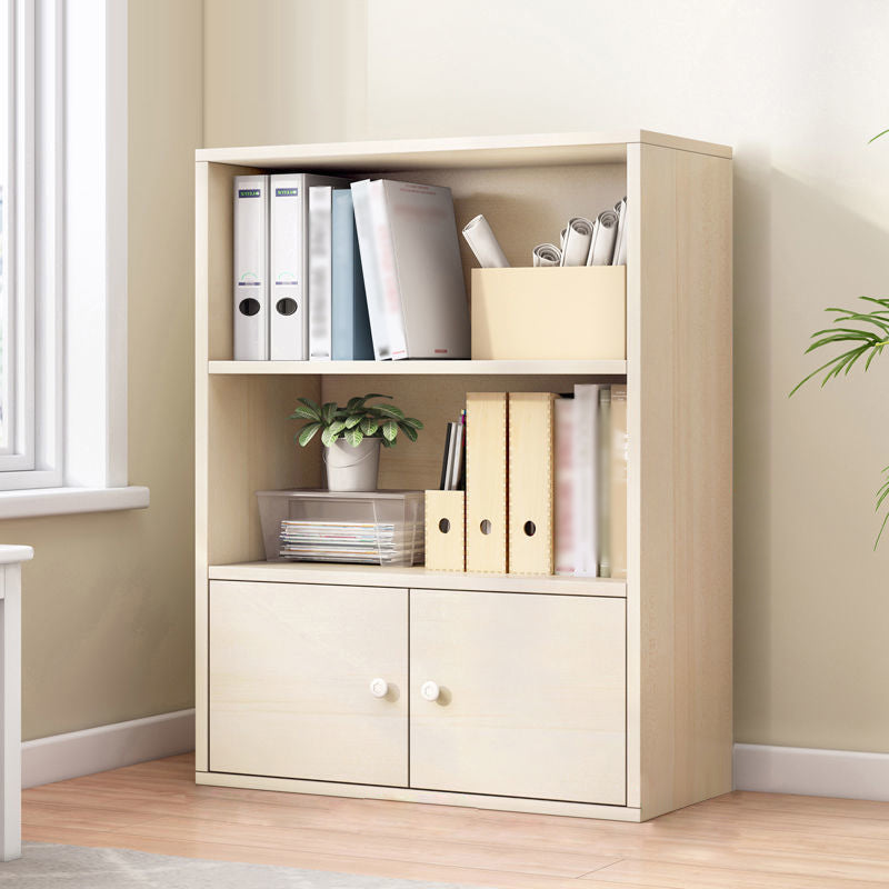 Manufactured Wood Standard Bookcase Contemporary Bookcase With Doors