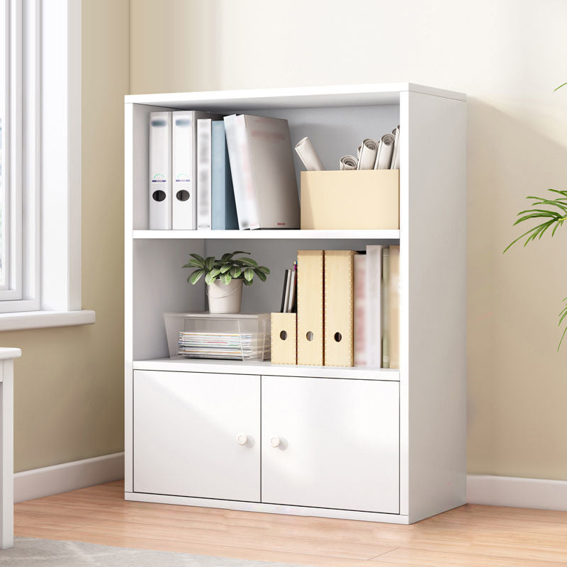 Manufactured Wood Standard Bookcase Contemporary Bookcase With Doors
