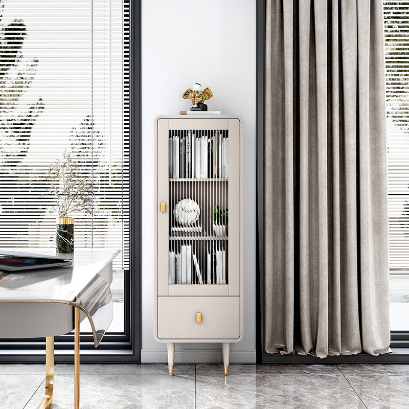 Modernes Standard -Bücherregal Back -Bücherregal mit Schubladen und Tür