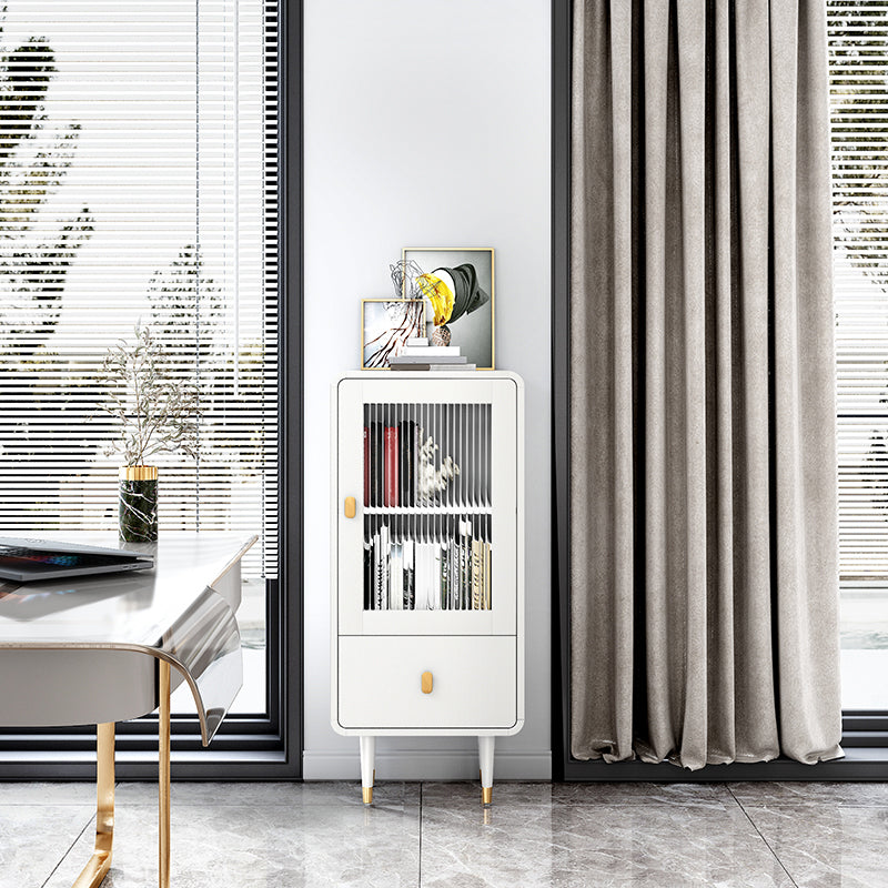 Modernes Standard -Bücherregal Back -Bücherregal mit Schubladen und Tür